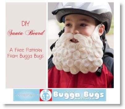 Annika of “bugga bugs” Is featuring and sharing her Santa’s beard tutorial and I am thrilled because she is so talented.  She has one of the most creative projects I have seen, I love it.  Mustache… Diy Santa Beard, Felt Beard, Diy Beard, Santa Beard, Diy Santa, Christmas Program, Santa Costume, Christmas Play, Unique Diy Gifts