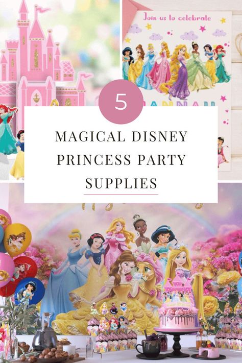 Transform your next birthday party into an enchanting fairy tale with our top 5 Disney Princess party supplies! From sparkling decorations to adorable party favors, we've got everything you need to bring your little one's dream celebration to life! 👑✨🎉 5 Disney Princess, Best Disney Princess, Disney Princess Party Supplies, Sparkle Decorations, Magical Kingdom, Disney Princess Party, Disney Birthday, Princess Party, Fairy Tale