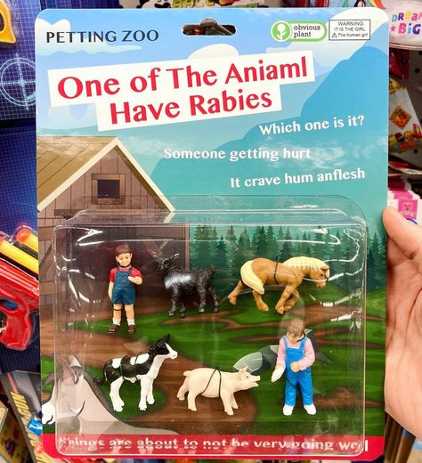 Obvious Plant Products, Obvious Plant Toys, Fake Toys, Obvious Plant, Omega Mart, Weird Products, Bootleg Toys, Weird Toys, Funny Products