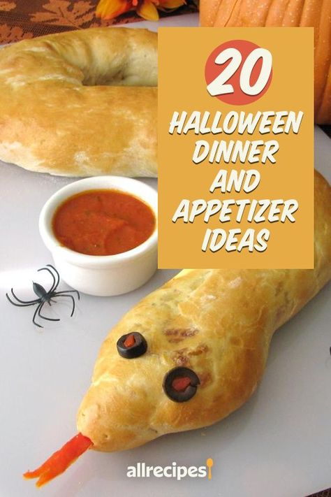 Halloween Main Dish, Party Dinners, Halloween Dinner Ideas, Appetizer Dinner, Halloween Appetizer, Halloween Appetizers Easy, Dinner Halloween, Kids Halloween Food, Kids Dinner