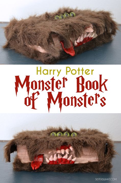 Prisoner Of Azkaban Party, Harry Potter Monster Book, Harry Potter Weihnachten, Baby Harry Potter, Harry Potter Kostüm, Harry Potter Pumpkin, Book Of Monsters, Make Your Own Monster, Classe Harry Potter