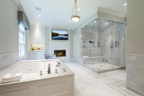 Luxury Master Bathrooms, Construction Details, Big Bathrooms, Dream House Rooms, Bathroom Design Luxury, Dream Bathrooms, Luxury Homes Dream Houses, Dream House Interior, Dream Bathroom