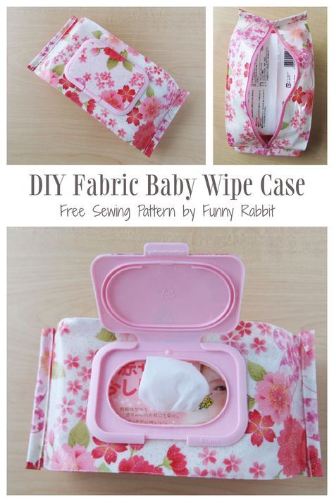 DIY Fabric Baby Wipe Case Free Sewing Pattern Baby Wipe Case, Wipes Container, Funny Rabbit, Baby Wipe, Wipes Case, Diy Bebe, Fabric Sewing Patterns, Baby Sewing Projects, Rabbit Baby