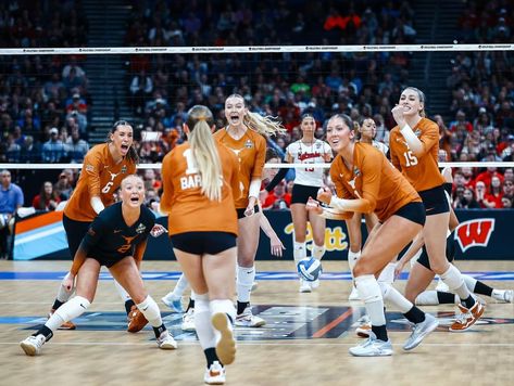 Texas Longhorns Volleyball, Ut Volleyball, Volleyball Hype, D1 Volleyball, Texas Volleyball, Ut Tower, Volleyball Things, Ncaa Volleyball, Volleyball Life