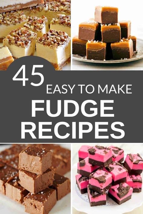 Old Fashion Fudge Recipes, Baked Fudge Recipe, No Bake Fudge, 2 Ingredient Fudge, Best Fudge Recipe, Holiday Fudge, Easy Fudge, Candy Kitchen, Homemade Fudge Recipes