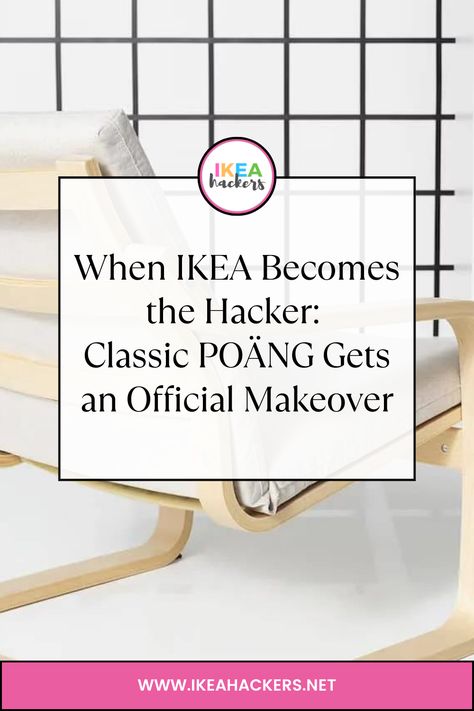 Give your favorite seating an upgrade with this Low-Back POÄNG Armchair IKEA hack! Originally designed by Noboru Nakamura, the classic POÄNG armchair is perfect for creating a cozy, comfortable space for relaxing, chatting, or working. Follow this simple DIY guide to lower the backrest and customize the chair for a sleek, modern look.

#IKEAHack #POÄNGArmchair #DIYFurniture #CustomFurniture #HomeDecor #CozySpaces #InteriorDesign Ikea Poang Hack, Ikea Poang Chair Hack, Poang Chair Makeover, Armchair Diy, Poang Ikea, Ikea Hacks For Cats, Best Ikea Finds, Ikea Room Divider, Ikea Hack Bedroom