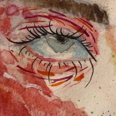 eye painting watercolour abstract aesthetic pretty red blue pink minimalist surrealism Draw Art Ideas, Drawing Art Lessons, Book Art Drawing, Drawing Sketch Ideas, Painting Ethereal, Sketch Book Art, Flower Drawing Easy, Blue Eyes Aesthetic, Pink Drawing