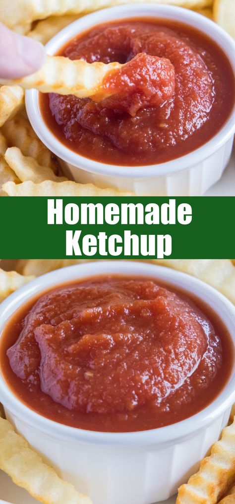 Best Ketchup Recipe, Homemade Ketchup From Tomato Sauce, Easy Homemade Ketchup, Homemade Ketsup Recipe, Homemade Ketchup With Tomato Paste, Making Ketchup From Fresh Tomatoes, Ketchup Homemade, Home Made Ketchup With Fresh Tomatoes, Ketchup Recipes