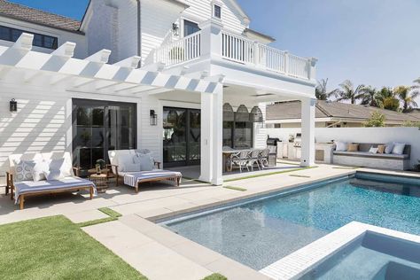 Pool 2023, Mindy Gayer Design, Living Design Ideas, Dutch Style, Pool Lounger, Beautiful California, Outdoor Living Design, Studio Interior Design, Backyard Pool Landscaping