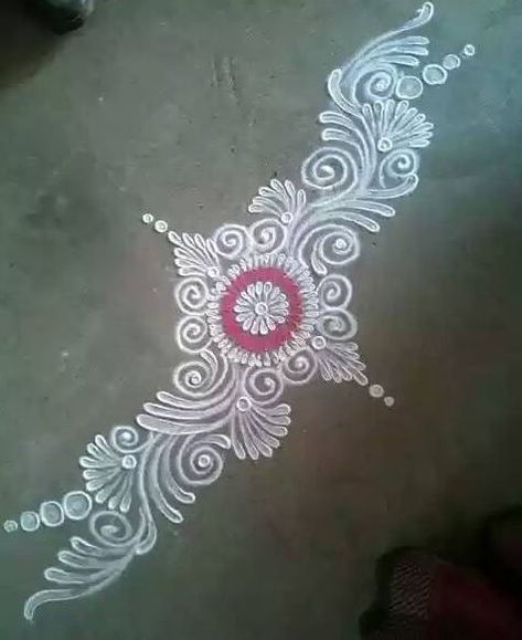 Rangoli Designs Without Dots DB4 Freehand Rangoli Design, Alpona Art, Rangoli Designs For Diwali, New Rangoli, Rangoli Designs For Competition, Freehand Rangoli, Easy Rangoli Designs Videos, Rangoli Designs Photos, Rangoli Designs Simple Diwali