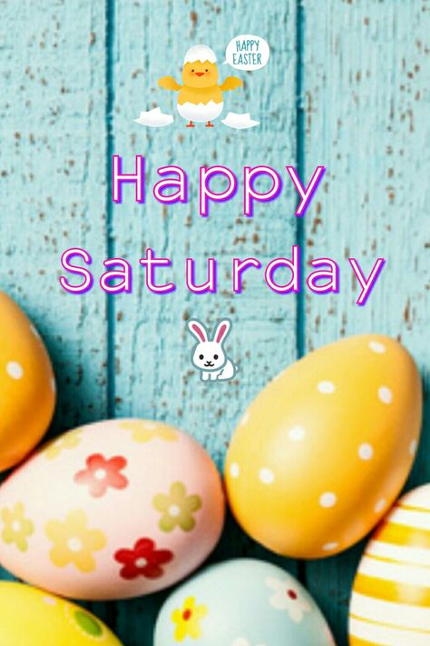 Saturday Happy Easter Saturday, Easter Saturday, Body Shop Skincare, Saturday Quotes, Weekday Quotes, Blessed Quotes, Happy Saturday, Aesthetic Stickers, Happy Thoughts