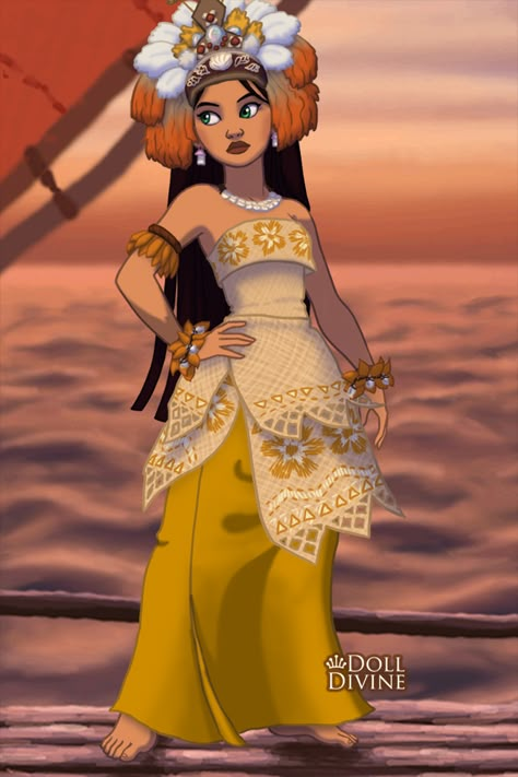 Maori Aesthetic, Polynesian Aesthetic, Httyd Outfits, Polynesian Outfits, Disney Princess Oc, Jungle Princess, Island Clothes, Samoan Culture, Moana Art