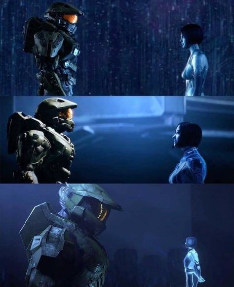 Halo Fall Of Reach, Halo Master Chief And Cortana, Master Chief And Cortana, Halo Ce, Cortana Halo, Halo Backgrounds, Halo Funny, John 117, Halo Spartan