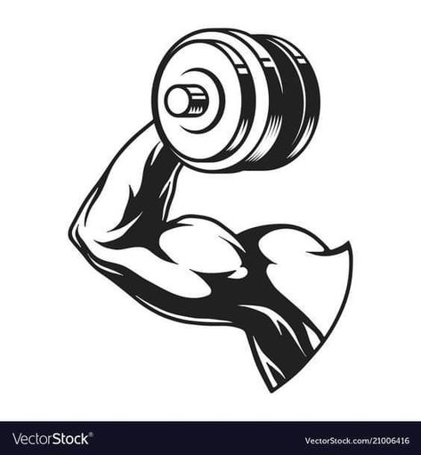 Strong Man Illustration, Gym Drawing Art, Weight Illustration, Gym Vector, Man Arm, Gym Cake, Gym Tattoo, Bodybuilding Logo, Dibujos Toy Story