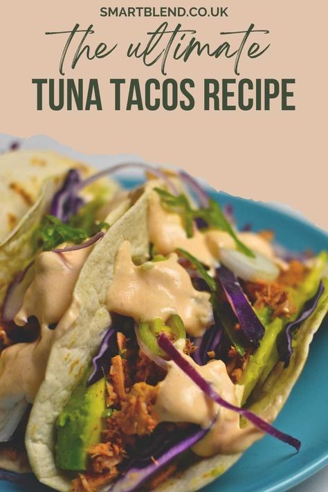 Tuna Tacos Recipe, Tuna Fish Recipes, Tuna Tacos, Fish Taco Sauce, Easy Fish Tacos, Aioli Sauce, Tuna Cakes, Fish Taco, Steak Tacos