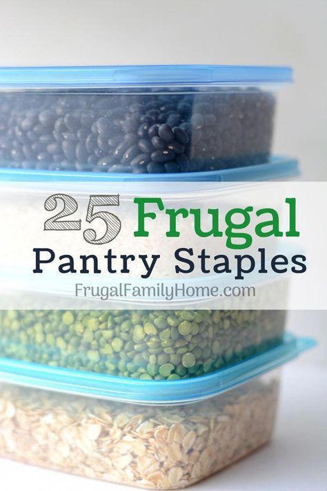 Frugal Pantry, Frugal Cooking, Frugal Family, Endocannabinoid System, Money Frugal, Money Saving Meals, Classic Kitchen, Grocery Budgeting, Pantry Items