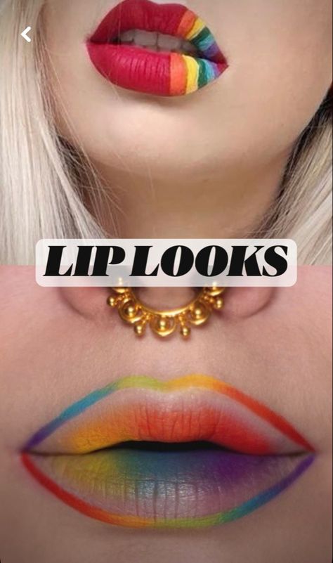 Pride Butterfly Makeup, Pride Fest Makeup, Creative Pride Makeup, Gay Pride Makeup Ideas, Pride Make Up Ideas, Pride Day Makeup, Pride Inspired Makeup, Trans Eyeshadow, Bisexual Flag Makeup