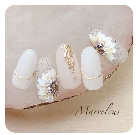 Lace Wedding Nails, Trendy Nails Ideas, Nail Art Printer, Japanese Nail Design, Bridal Nails Designs, Overall Style, Engagement Nails, Fancy Nail Art, Wedding Nail Art Design