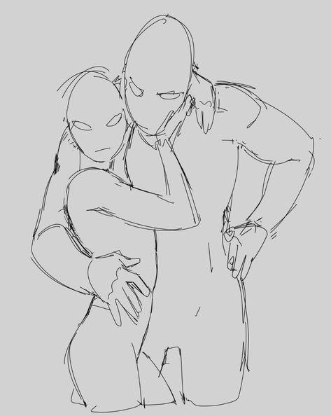 Rebellious Pose Reference, Enemies To Lovers Pose Reference Drawing, Someone Looking Over Shoulder Reference, Saving Someone Drawing, Full Body Poses Drawing Male, Couple Poses Art Reference, Love Poses Reference, Two Persons Poses Drawing, Looking Up Reference Drawing