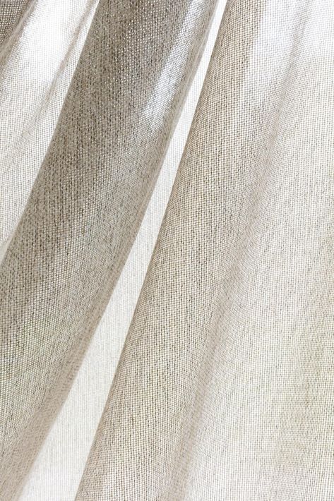 Photo of the fabric Topic Flax swatch by Zepel. Use for Sheer Curtains. Style of Plain, Texture Soft Material Texture, Curtain Material Fabrics, Sheer Fabric Texture, Curtain Texture Fabrics, Curtain Fabric Texture, Interior Palette, Bedroom Moodboard, Canvas Curtains, Curtains Style