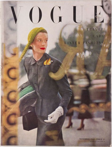 Vintage Vogue Covers, Norman Hartnell, Tyrone Power, Vogue Magazine Covers, Magazine Vogue, Vogue Archive, Robert Doisneau, Fashion Cover, Vogue Covers