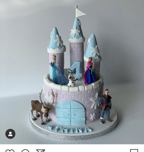 Frozen Castle Birthday Cake, Castle Frozen Cake, Frozen Cake Castle, Elsa Castle Cake, Frozen Castle Cake, Elsa Torte, Frozen Birthday Party Cake, Frozen Themed Birthday Cake, Castle Birthday Cakes