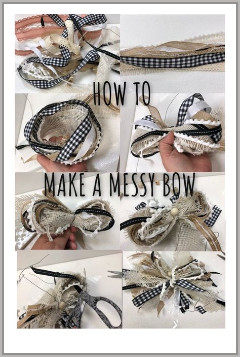 Mini Fall Rope Wreath/Cute Messy Bow-DIY · Just That Perfect Piece Diy Rope Design, Homemade Bows, Quotes Christmas, Rope Diy, Tree Themes, Bows Diy Ribbon, Diy Bows, Rope Crafts, Diy Ribbon