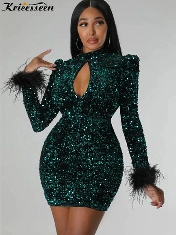 Short Green Dress, Birthday Dress Women, Pencil Skirt Dress, Sequin Bodycon Dress, Clubwear Dresses, Mini Robes, Backless Mini Dress, Hip Dress, Birthday Dresses