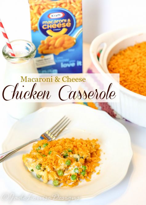 KRAFT Macaroni and Cheese Dinner Chicken Casserole #Youknowyouloveit #ad Dinner Chicken Casserole, Kraft Dinner Recipes, Cheese Chicken Casserole, Kraft Mac And Cheese Recipe, Chicken And Cheese Recipes, Macaroni And Cheese Casserole, Cheesy Chicken Casserole, Kraft Mac N Cheese, Chicken Casserole Dinners