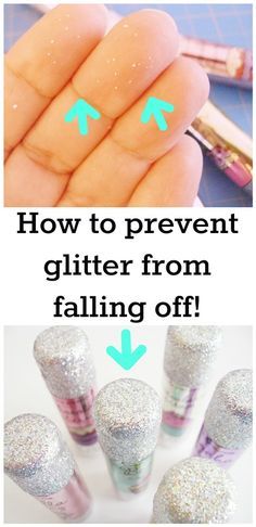 How to prevent glitter from falling off just about anything — purses, shoes, decorations, or beauty product packaging! Beauty Product Packaging, Glitter Crafts, Glitter Force, Beauty Packaging, Wrapping Ideas, Mod Podge, Crafty Craft, Crafty Diy, Craft Time