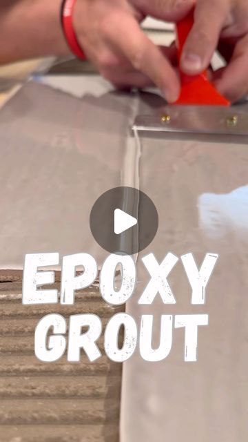 Mykhaylo Panchishak on Instagram: "EPOXY GROUT. No Taping Off! Continuing my experimenting on epoxy grout. Personally I’m not very familiar with it, and I’m learning a lot by reading all the comments! I think this is a great option for some situations.  #remodel #construction #homerenovation #realestate #design #entrepreneur #interiordesign #hardwork #woodworking #renovation #homedecor #tools #diy #carpentry #work #asmr #designer #homemade #engineering" Epoxy Grout Tile Floor, Grouting Tile Tips, Epoxy Tiles, Diy Grout, Floor Tile Grout, Diy Carpentry, Epoxy Grout, Floor Grout, Tile Grout