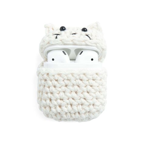 Craft Passions Crochet Earbud Case, Crochet Kitty, Finger Puppet Patterns, Earbud Holder, Earbud Case, Crochet Case, Cat Crochet, Crochet Mushroom, Crochet Collection