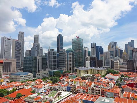 high-rise building under white clouds during daytime #singapore #chinatown tourist attraction #building #water financial district #skyscraper #architecture #urban #offices #business #bank #city #housing #tower blue sky #town #shop #historical #clouds #heritage #sunny #cityscape urban Skyline urban Scene famous Place downtown District #4K #wallpaper #hdwallpaper #desktop Holland Village Singapore, Singapore House, Singapore Travel, Gardens By The Bay, High Rise Building, Financial District, Famous Places, White Clouds, City State