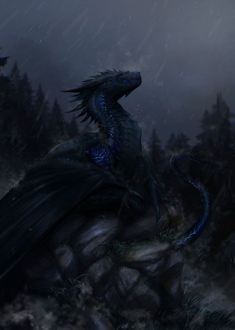 Black Dragon Art, Majestic Scenery, Realistic Dragon, Shadow Dragon, Dragon Stuff, Dragon Artwork Fantasy, Cool Dragons, Pond Ideas, Mythical Animal