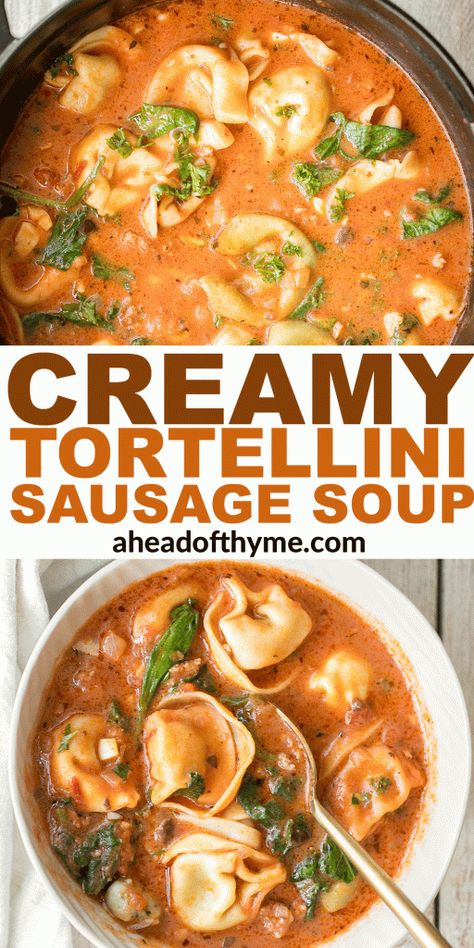 Soup For Brunch, Dinners For A Rainy Day, Trader Joe’s Tortellini Soup, Dinner Recipes Rainy Day, Rainy Day Meals Comfort Foods, Rainy Day Recipes Dinners, Rainy Day Dinners, Rainy Day Food Ideas, Rainy Day Meals Dinners