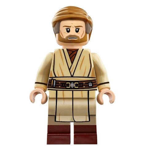 Lego Obi Wan, Lego Jedi, Lego Clones, Star Wars Minifigures, Star Wars Crafts, Star Wars Obi Wan, Lego Custom Minifigures, Star Wars Characters Pictures, Lego Minifigs