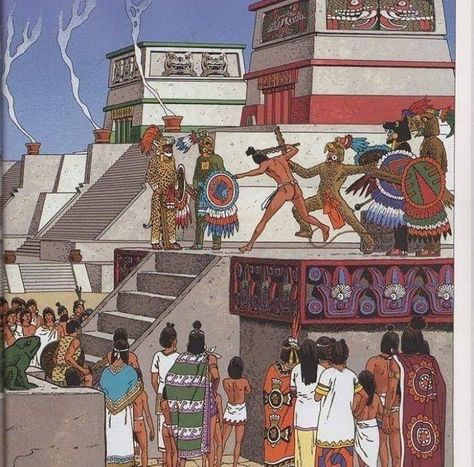 Mesoamerican Architecture, Ancient Mexico, Egypt Concept Art, Aztec Civilization, Mexican Culture Art, Ancient Aztecs, Aztec Culture, Mayan Art, Aztec Warrior