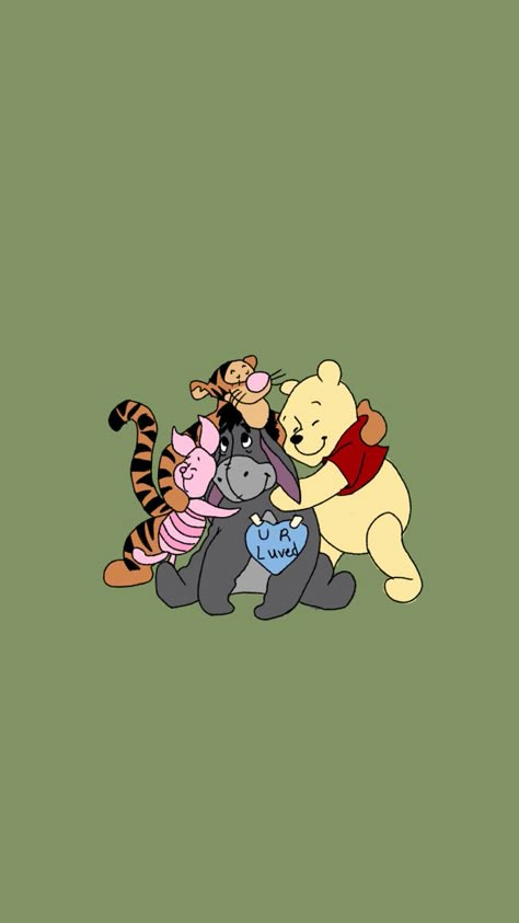 Winnie The Pooh Minimalist Wallpaper, Weenie Pooh Wallpaper, Winnie The Pooh Tigger Piglet Eeyore, Spooky Winnie The Pooh, Whinney Pooh Wallpaper, Winnie The Pooh Apple Watch Face, Aesthetic Wallpaper Winnie The Pooh, Cute Winnie The Pooh Wallpaper Aesthetic, Green Disney Wallpaper