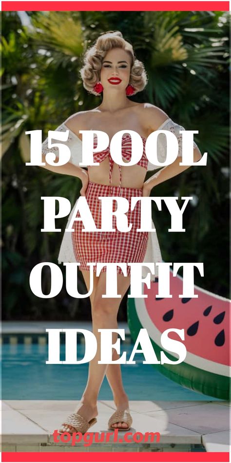 Pool parties are all about fun, fashion, and feeling confident! From flowy maxi dresses and crochet cover-ups to cute bikinis and statement sunglasses, these outfit ideas will have you looking fabulous. Find your perfect poolside look—visit our site now! Fun Outfit Ideas, Statement Sunglasses, Pool Party Outfits, Crochet Cover, Flowy Maxi Dress, Pool Parties, Feeling Confident, Cute Bikinis, Stunning Outfits