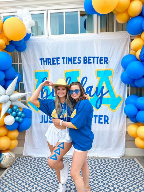 Tri Delta Bid Day Themes, Bid Day Themes Tri Delta, Fly Delta Bid Day Theme, Tri Delta Bid Day, Life Is Good Bid Day Theme, Ride Of Your Life Bid Day Theme, Tri Delt Bid Day, Picked The Best Bid Day, Strikes Again Bid Day