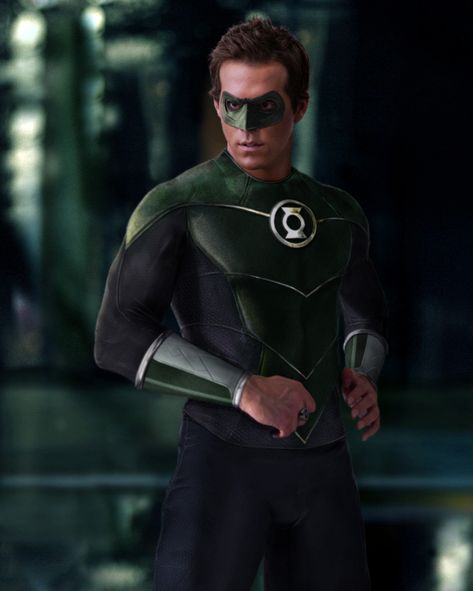 Ryan Reynolds as Green Lantern Ryan Reynolds Green Lantern, Green Lantern Ryan Reynolds, Green Lantern Costume, Green Lantern Movie, Test Pilot, Green Lantern Hal Jordan, Lana Lang, Hal Jordan, J League