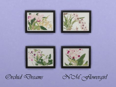 The Sims Resource - Orchid Dreams Sims 4 Orchid Cc, Halloween Painting, Sims Community, Sunset Painting, The Sims Resource, Sims Resource, Sims 4 Cc, The Sims, Favorite Things List