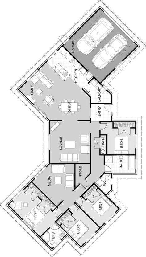 Double Master House Plans, Living Room Ideas Open Floor Plan, Smart House Plans, 2d Floor Plan, 3d Floor Plans, Designer House, House Plans Mansion, House Plan Gallery, Home Design Floor Plans