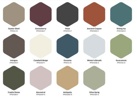 Pittsburg Paints 2022 Invaluable - Interiors By Color Hygge Colors, Glidden Paint Colors, Ppg Paint Colors, Glidden Paint, Paint Trends, Trending Paint Colors, Color Forecasting, House Color Palettes, Interior Color Schemes