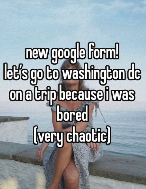 copy and paste link: https://forms.gle/L6PNxVUzZ3i5Vb6b7 • mine don’t repost 😡 Quite Aesthetic, Funny Puns For Kids, Trip To Washington Dc, Thats All, Fun Quizzes To Take, Cute Website, Washington Dc Travel, Google Form, Social Experiment