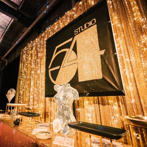 Reminiscing on one of our favourite parties we've thrown: Studio 54 ✨🕺 There's nothing we love more than transforming empty spaces into unforgettable party experience, and this one was no exception! #studio54 #partythemes #melbourneevents #eventplanners #eventdecorators Studio 53 Party, Studio 54 Decorations, Studio 54 Party Decor, Studio 54 Theme Party, Studio 54 Party Outfits, Studio 54 Aesthetic, Studio 54 Party Theme, 70’s Theme Party, Nye Decor