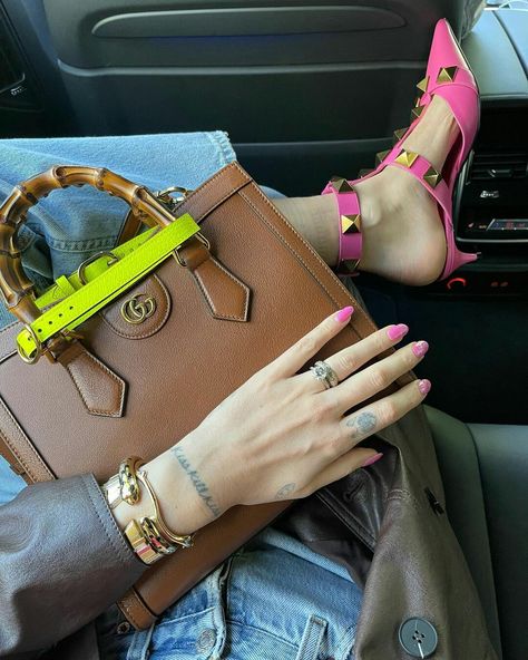 The Beginning, Hot Pink, Top Handle Bag, Bangles, Photo And Video, Instagram Photos, Pink, On Instagram, Instagram