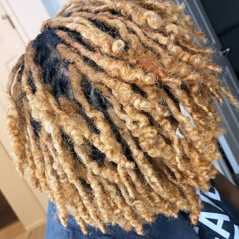 Blonde Starter Locs, 3c Locs, Loc Parting, Pretty Dreads, Loc Goals, Short Dreadlocks Styles, Natural Locs, Hair Expo, Blonde Dreads