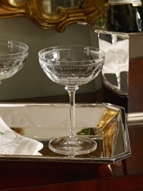 Champagne Saucers, Bar Glassware, Wine Goblets, Champagne Glasses, Ralph Lauren Home, Stemware, Shop Clothing, Fine Dining, Tablescapes