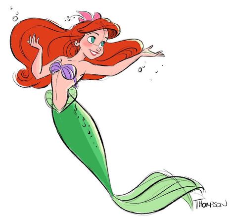 Everyone welcome @disneylittlemermaid to Instagram! Finally the official site for all things Ariel! #littlemermaid30th #disney… Steve Thompson Disney, Steve Thompson, Cute Disney Drawings, Disney Princess Ariel, Princess Drawings, Disney Songs, Disney Artwork, Disney Concept Art, Disney Sketches